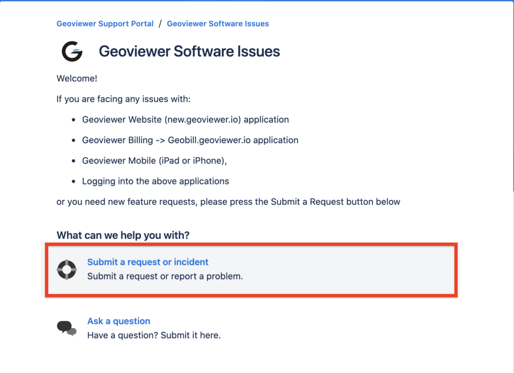 GeoViewer Customer Feedback Desktop step 3