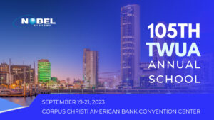 Nobel Systems is proud to announce its participation in the Texas Water Utilities Association's (TWUA) 105th Annual School. The event is taking place from September 19 to September 21, 2023, in Corpus Christi, Texas.