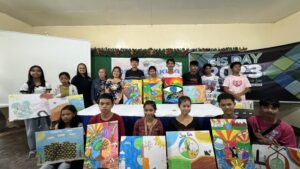 Students of Caranday National High School participated in the poster-making contest hosted by GeoNobel and Baao Water District on GIS Day.